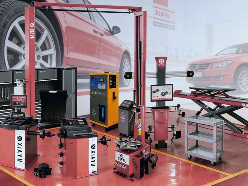 RUEDASOL branded automotive workshop equipment by XIAYU